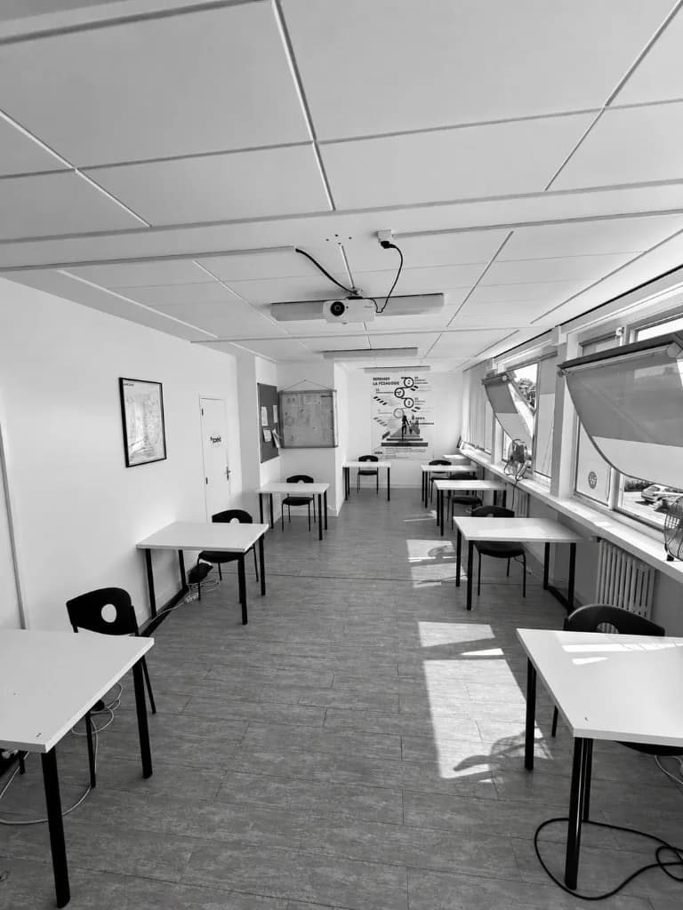 Salle de formation et d’examen de FDS à Bagneux.